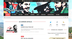 Desktop Screenshot of lesamisdecuba.com